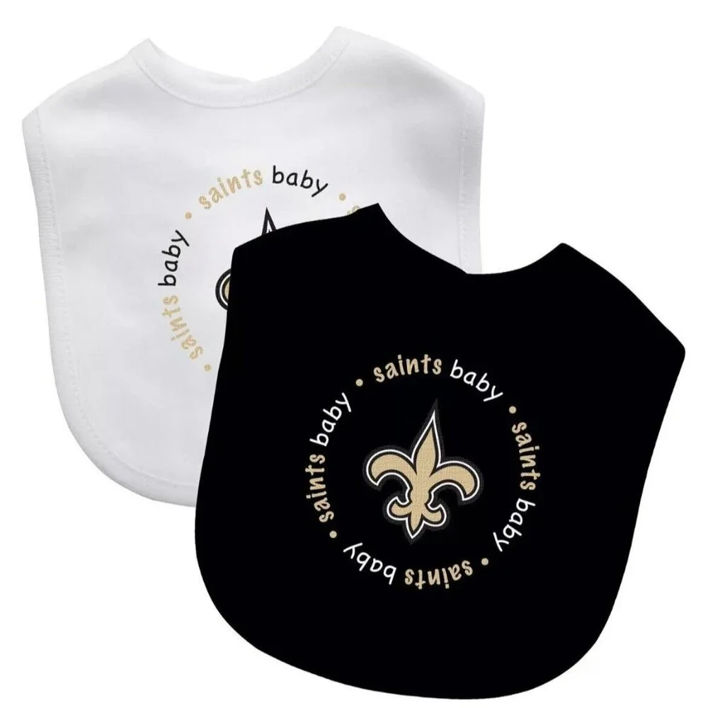 BabyFanatic - New Orleans Saints - Officially Licensed NFL Baby Bibs 2-Pack